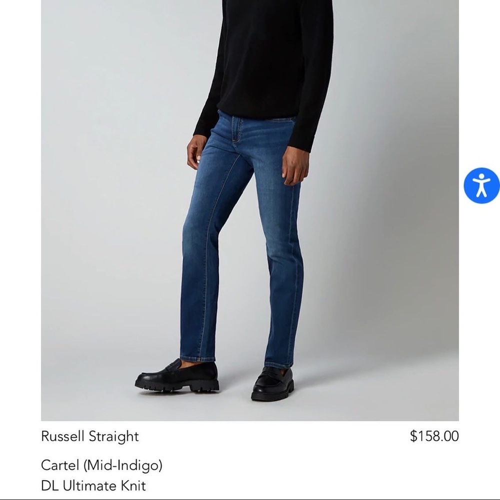 DL1961 slim straight jeans